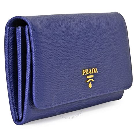 prada 1mh132 2ezz f0016|Bluette Large Saffiano Leather Wallet .